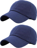 KBETHOS Classic Unisex Cotton Adjustable Low Crown Baseball Cap – Plain Dad Hat