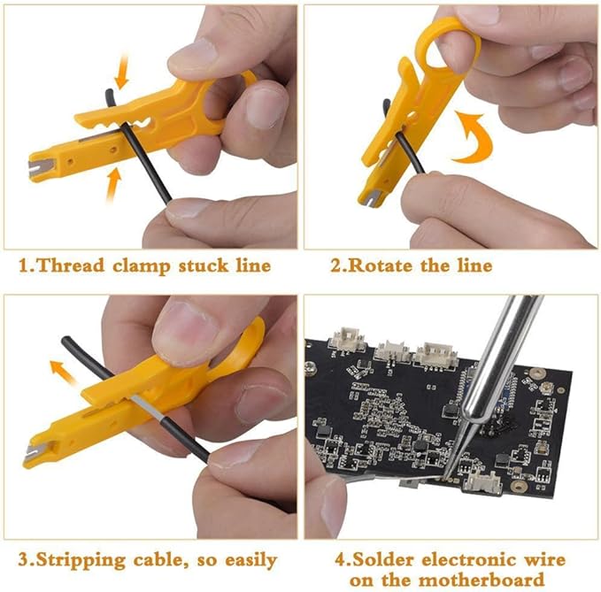 Electric Sodering Iron Kit set 110V 60W Adjustable Temperature Soldering Iron - Image 7