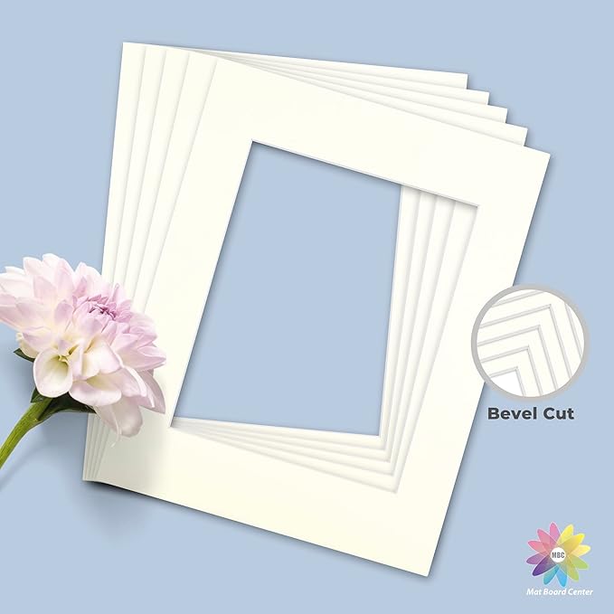 Mat Board Center, 11x14 for 8x10 Ivory Turret Color Mats - Image 5