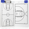 Basketball Clipboard for Coaches, Premium Durable Dry Erase Basket Ball White Board, Simplicity Sharpens Focus, Tactical Basketballs Coaching Clip Boards, Sporting Goods Clipboards, Achiwish