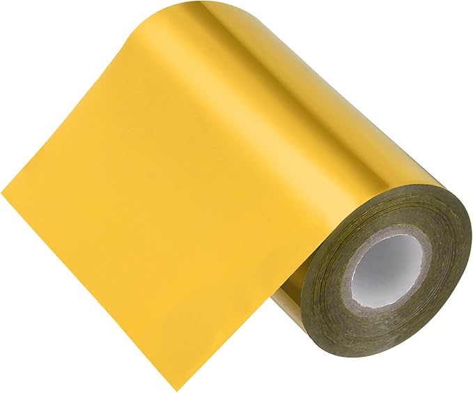 PATIKIL 5"x400Ft Hot Stamping Foil Paper, Heat Transfer Hot Stamping Paper Foil by PATIKIL