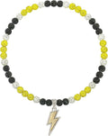 Baseball Necklace for Men 16/18/20 Inch Bling Ice Collection Lightning Bolt Pendant Necklace for Women Rhinestone Clay Beaded Discoball Accessories Gifts for Baseball Team Players Lovers