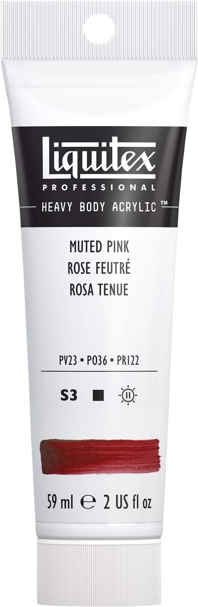 Liquitex Professional Heavy Body Acrylic Paint, 2-oz Tube, Muted Pink by Liquitex
