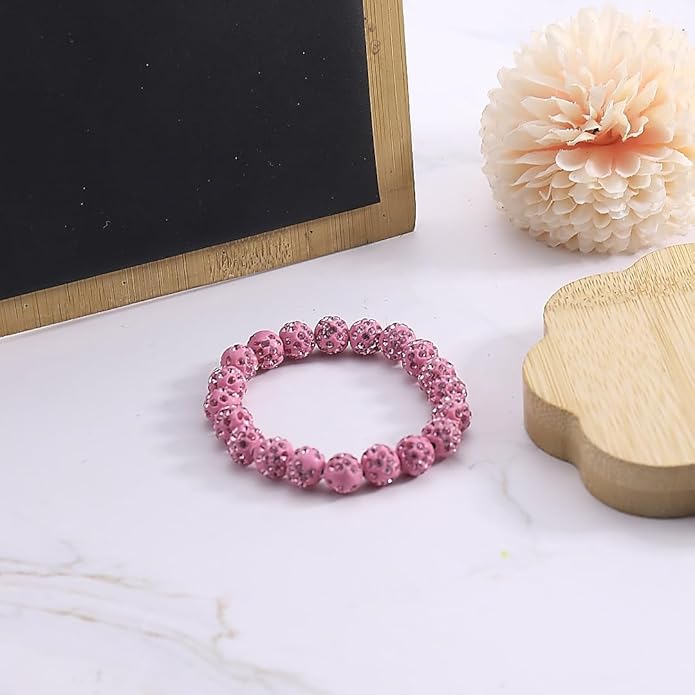 Baseball Bracelet for Women Men Baseball Mom Accessories Essentials Stuff Sparking Bead Bracelet Jewelry Baseballs Sport Fan Bracelet for Sports Game Team