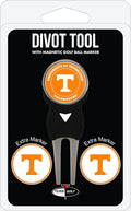 Team Golf NCAA Unisex-Adult Team Golf NCAA Divot Tool with 3 Golf Ball Markers Pack, Markers are Removable Magnetic Double-Sided Enamel