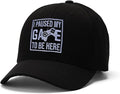 Embroidered Baseball Cap for Women Men Adjustable Baseball Hat Black Baseball Cap Trucker Hat