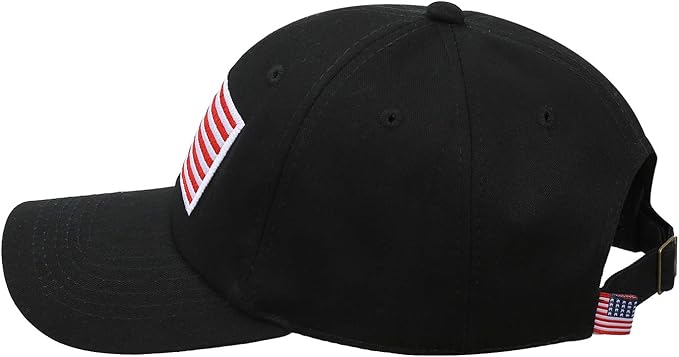 IIN American Flag Baseball Cap for Men Women Low Profile USA Army Tactical Operator Military Plain Dad Hat