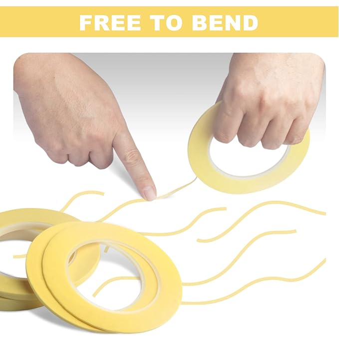4 Rolls Fine Line Tape - Image 4
