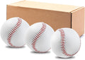 Baseballs, Practice Baseballs, Baseball for Youth Teenager/Adults Players Training Ball, Safe Throwing for Indoor/Outdoor, Batting Practice