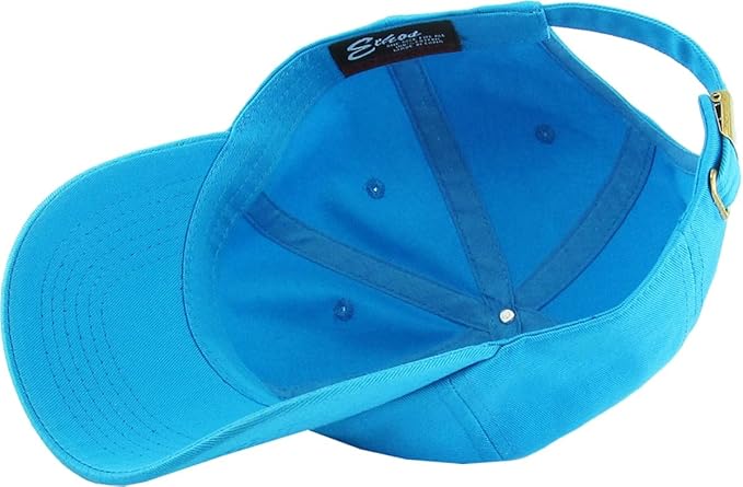 KBETHOS Classic Unisex Cotton Adjustable Low Crown Baseball Cap – Plain Dad Hat