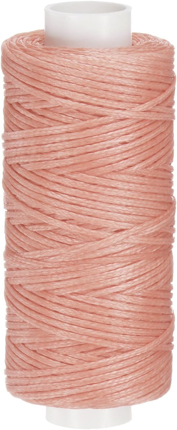 uxcell Leather Sewing Waxed Thread, 55 Yards / 50m 0.8mm 150D Flat Polyester by uxcell