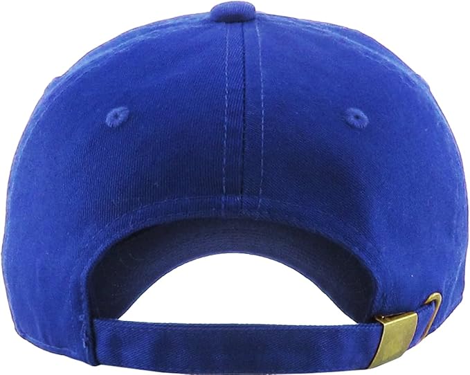 KBETHOS Classic Unisex Cotton Adjustable Low Crown Baseball Cap – Plain Dad Hat