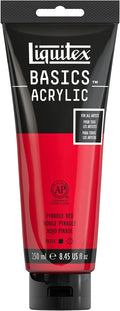 Liquitex BASICS Acrylic Paint, 250ml Tube, Pyrrole Red by Liquitex