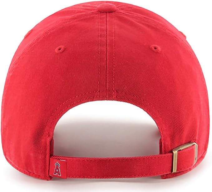 47 Brand MLB Team Color Home Primary Logo Clean Up Adjustable Baseball Cap Hat, Adult One Size Fits All