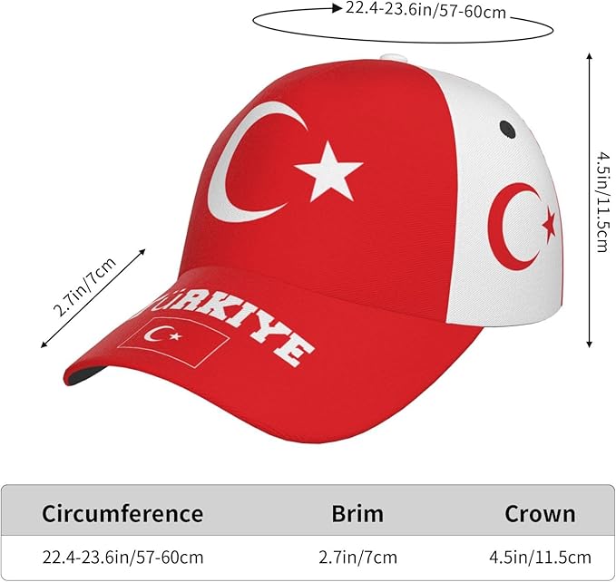 National Flags Baseball Cap for Men Women, Fashion Adjustable Sun Protection Visor Caps Trucker Hat Patriotic Caps