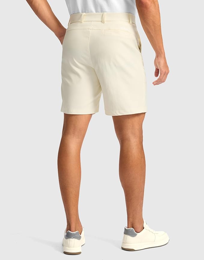G Gradual Men's Golf Dress Shorts 5"/ 7"/ 9" Stretch Casual Work Flat Front Shorts for Men with 3 Pockets Quick Dry