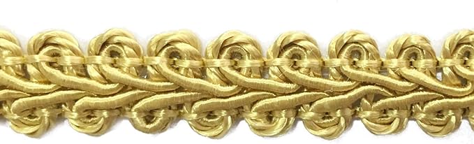 BEL AVENIR Braid Trim 1/2 inch 13.6 Yards French Gimp Basic Sewing Polyester by BELAVENIR