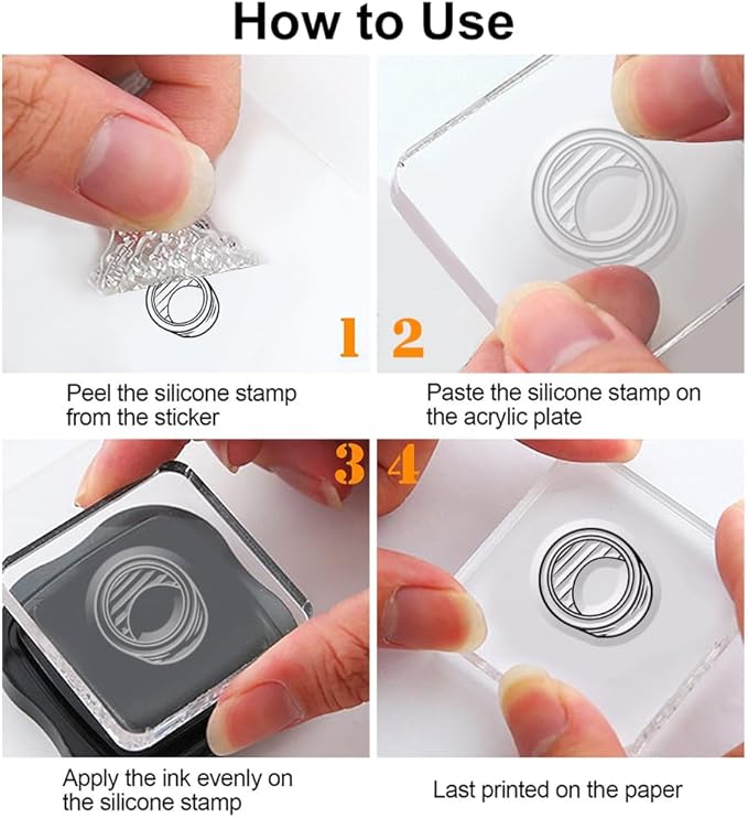 Painting Tools Clear Stamp for Scrapbooking Paint Brush Silicone Clear Stamp - Image 3