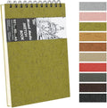 8.3x5.8 Sketch Book, Top Spiral Bound Sketch Pad, 60sheets 92lb/150gsm Nature by E-WEICHEN