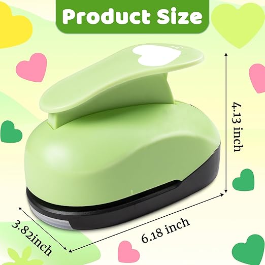 Heart Hole Punch, 3 inch Heart Punch, Hearts Punches - Image 7