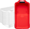 Mister Rui Paint Tray 4 Inch, 11 Pack, Small Paint Roller Tray, Plastic Tray by MisterRui