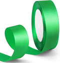 1 Inch 25 Yards Satin Ribbon Green, Solid Color Fabric Ribbon by HimBen