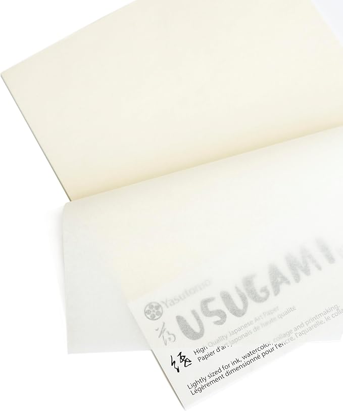 Yasutomo Usugami Paper, Size 8 1/2" x 11", 30 Sheets, Arts and Crafts Supplies - Image 2