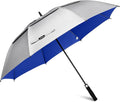 Gonex 54/62/68/72/80 Inch Extra Large Golf Umbrella, Automatic Open Travel Rain Umbrella with Windproof Water Resistant Double Canopy, Oversize Vented Umbrellas for 2-3 Men and UV Protection, Multiple Colors