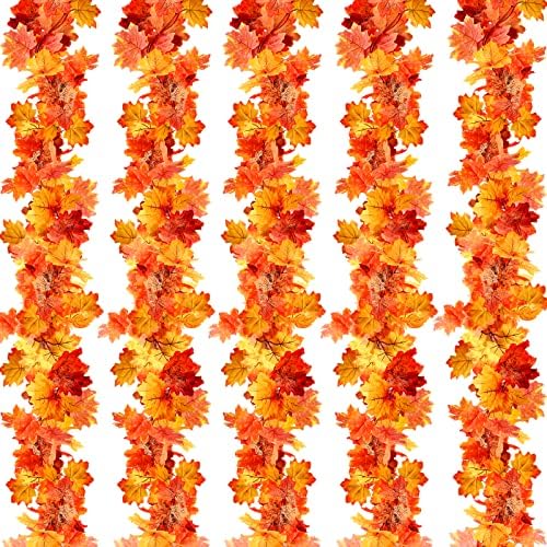 Joyhalo 5 Pack 5.9FT Fall Garland