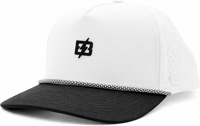 BRIMZ Outdoor Performance Hat - Water & Sweat Resistant Hats - Breathable & Moisture-Wicking Snapback