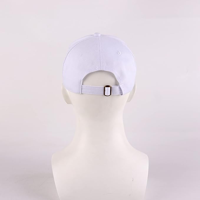 LANGZHEN Unisex Baseball Cap 100% Cotton Fits Men Women Washed Denim Adjustable Dad Hat