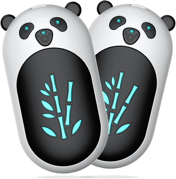‎Hand Warmers 2 Pack,Hand Warmers Rechargeable 6000mAh 20Hrs Long Safe Heat AI Smart Chips,Portable Pocket Heater,Gifts for Birthday,Outdoor,Golf,Hunting,Camping Accessories