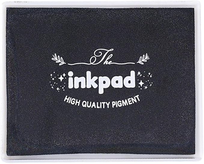 GTLZLZ Large Ink Pad for Rubber Stamps, Fingerprint Ink Pad for Paper, by GTLZLZ