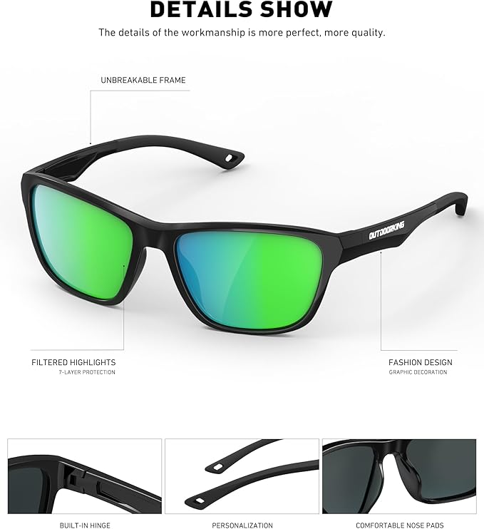 Polarized Running Sunglasses for Women Mens Sun Glasses for Cycling Fishing Driving Golf UV Protection