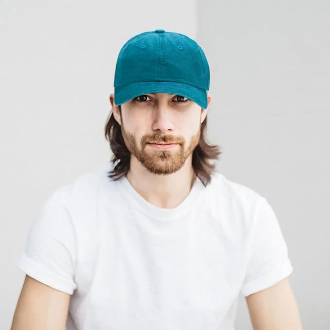 Edoneery Men Women Baseball Cap-Low Profile Adjustable Washed Cotton Golf Dad Hat
