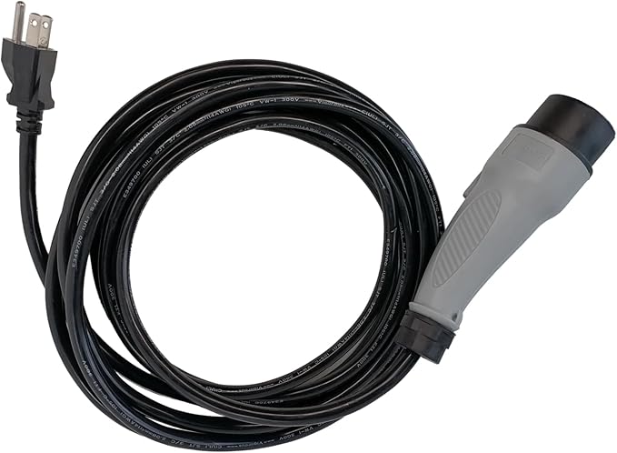 JOEEGO Universal Charging Power Cord Assembly Compatible with MadJax XSeries Storm, Star, Denago, Breezy EV Golf Carts, UL Listed, Replaces OEM# 2CR910 (16.4ft)