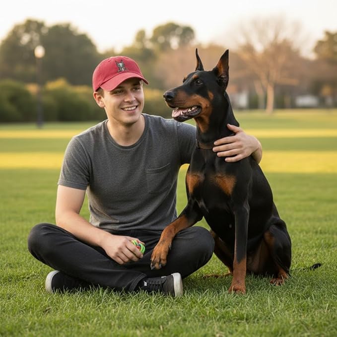 Pet Dog Lover Gifts,Embroidered Dog Baseball Hats for Men Women Dad Mom