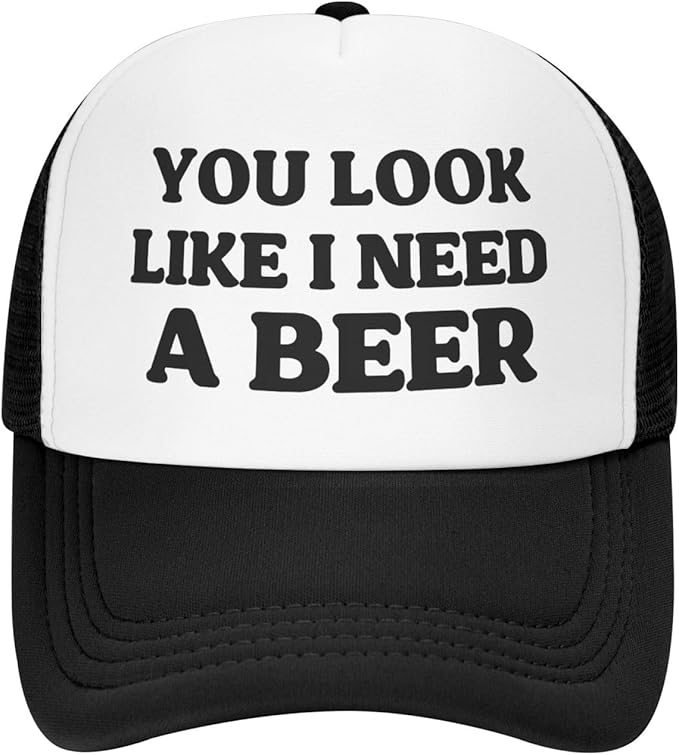 Funny Trucker Hat Funny Gag Gifts Snapback Hat for Adult Humor Fishing Cap Adjustable Mesh Sport Baseball Caps for Women Men