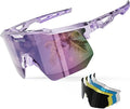HAAYOT Polarized Sports Sunglasses for Men Women Youth Baseball Cycling Running Softball Biking Glasses 5 Lenses