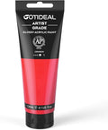 GOTIDEAL Acrylic Paint Crimson Tubes Non Toxic Non Fading, Rich Pigments by GOTIDEAL