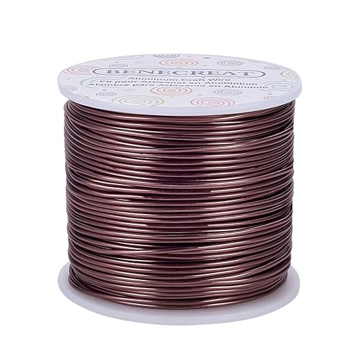 BENECREAT 15 Gauge 220FT Aluminum Wire Anodized Jewelry Craft Making Beading by BENECREAT