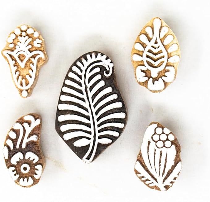 Wooden Stamp Block, Printing Stamp Design Set - Image 2