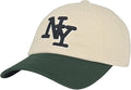 NY 3D Embroidered Cotton Dad Hat – New York Baseball Cap, Adjustable Metal Buckle Strap, Unstructured Low-Profile Style