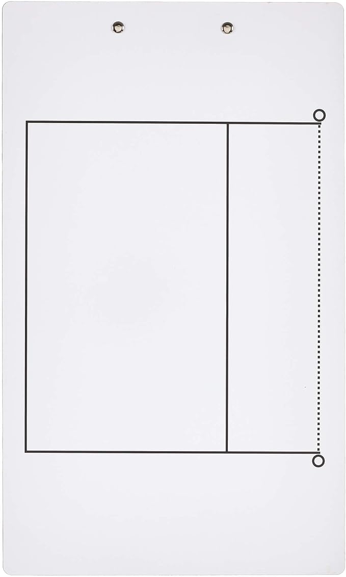 Murray Sporting Goods Dry Erase Coaches Clipboard | Double-Sided Dry Erase White Board