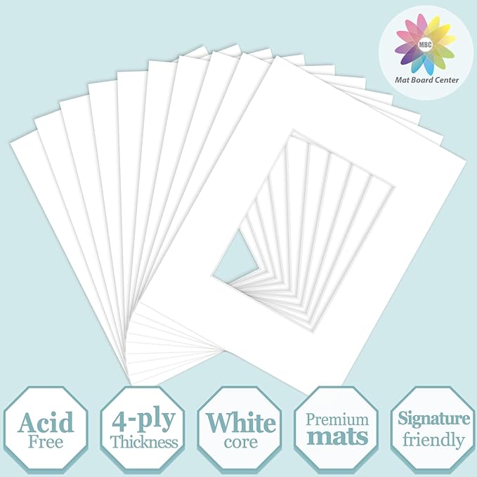 MBC Mat Board Center, 10 Pack 8.5X11 - Image 2