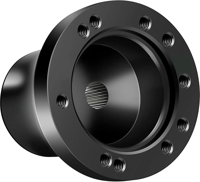 EZGO Steering Wheel Adapter fit EZGO TXT/RXV/Marathon/Medalist Golf Carts Steering Wheel Adapter Golf Cart Accessories(Black)