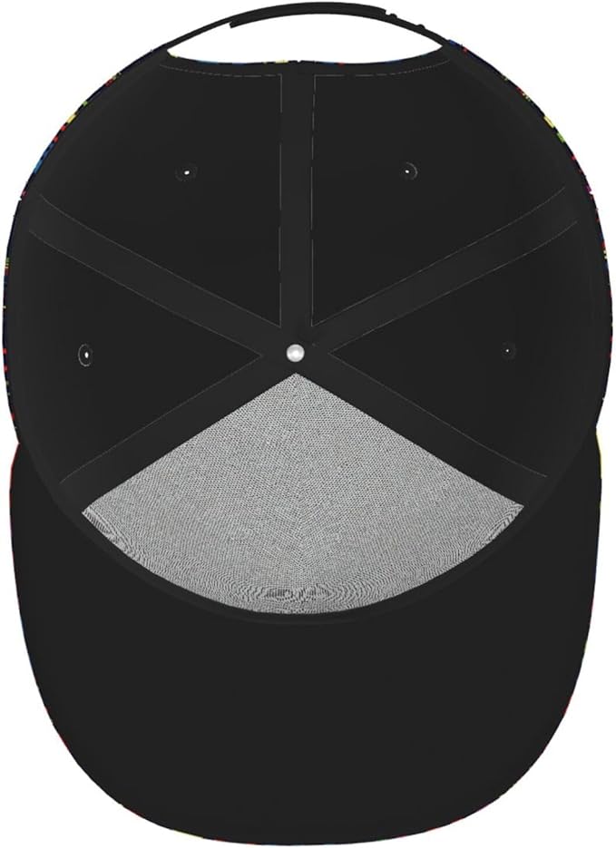Fashion Snapback Hat for Men Women, Hip Hop Style Baseball Cap Flat Bill Hats Adjustable Trucker Sun Hat