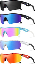 Kids Sunglasses Youth Baseball Sunglasses for Boys Girls 3-12 Polarized Softball Sports Goggles UV Protection
