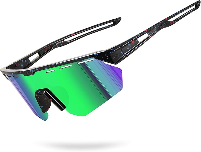 Youth Sports Sunglasses for Boys Girls Age 3-10, Lightweight Frame Kids Baseball Softball Cycling Sunglasses
