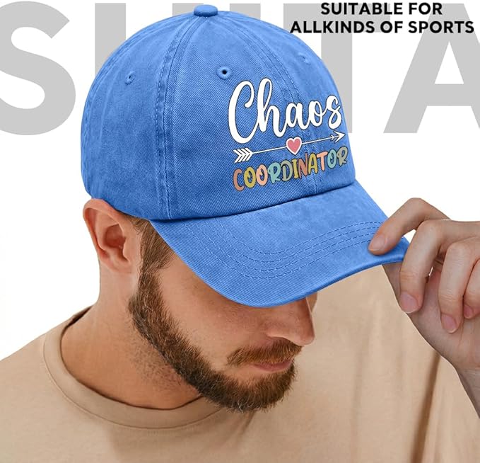 Humor Saying Adjustable Washed Cotton Baseball Cap, Funny Retro Trucker Hat Gift for Men Women Dad Husband Coworker
